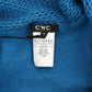 Blue scoopneck sweater