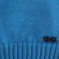 Blue scoopneck sweater
