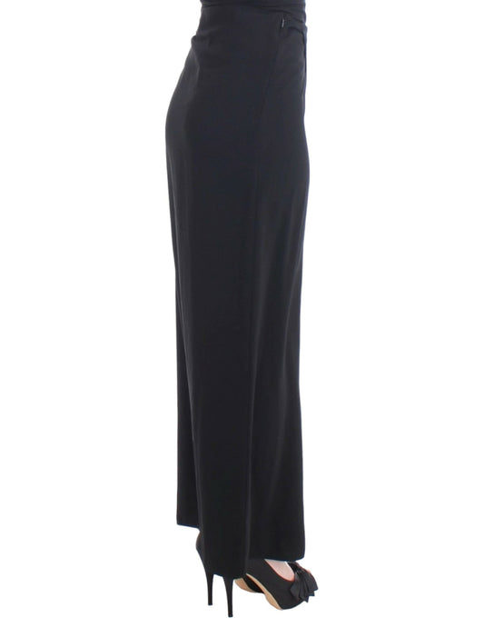 Black full length maxi skirt