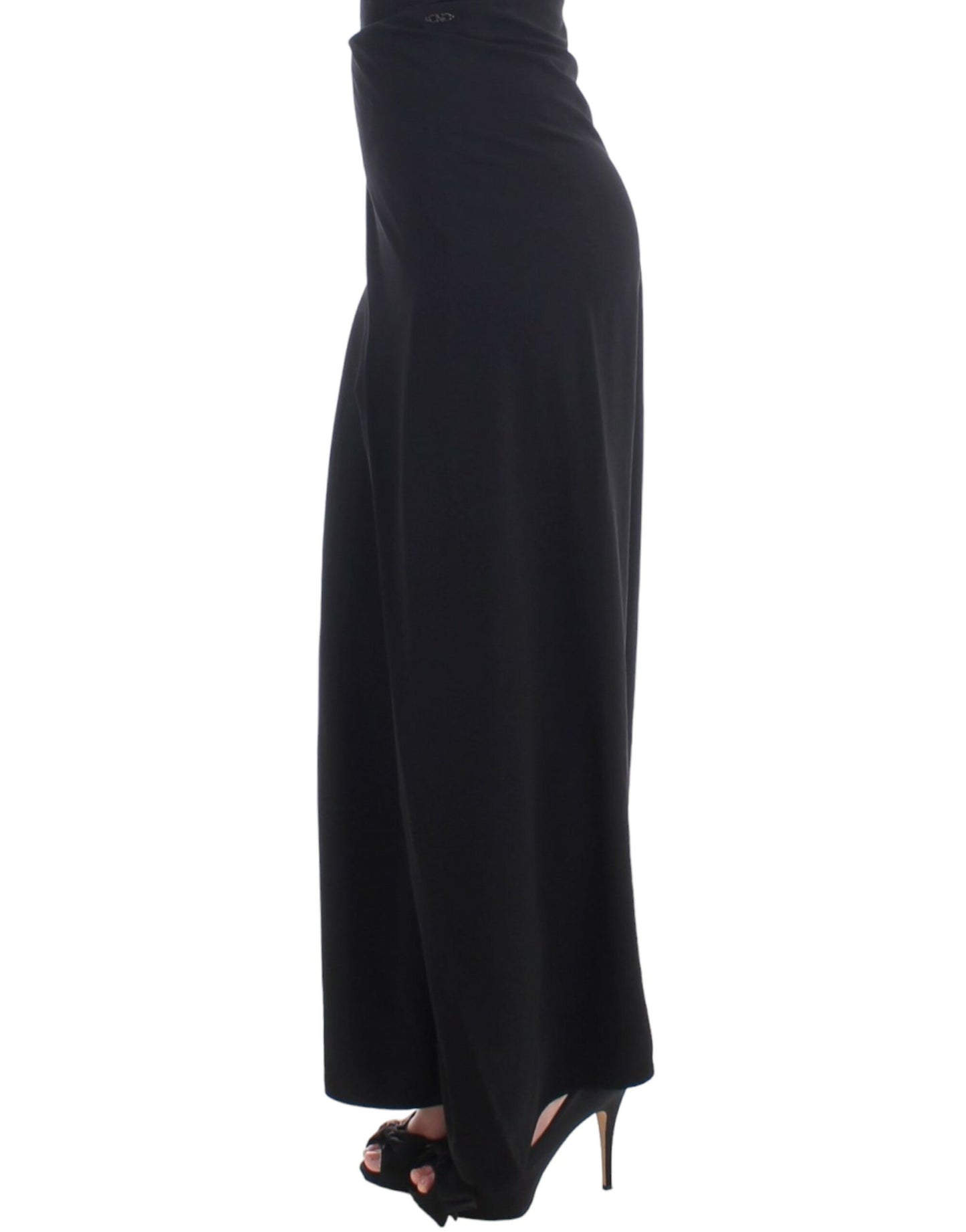 Black full length maxi skirt