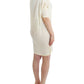 White modal tube dress