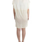 White modal tube dress
