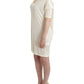 White modal tube dress