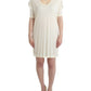 White modal tube dress