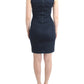 Blue pencil cotton dress