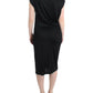 Black assymetric dress