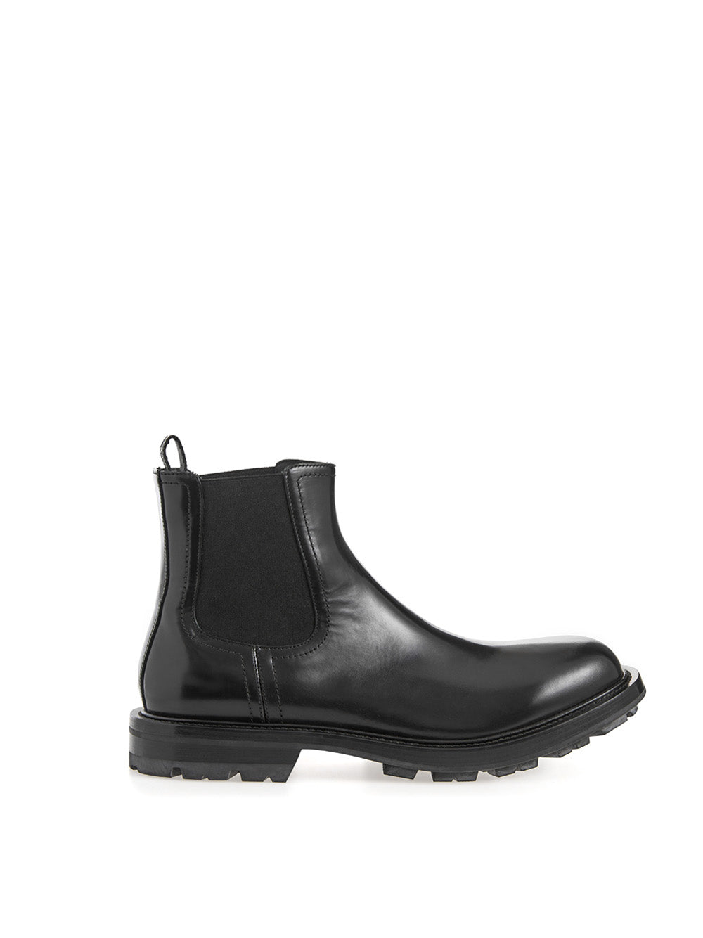 Elegant Leather Chelsea Boots in Black