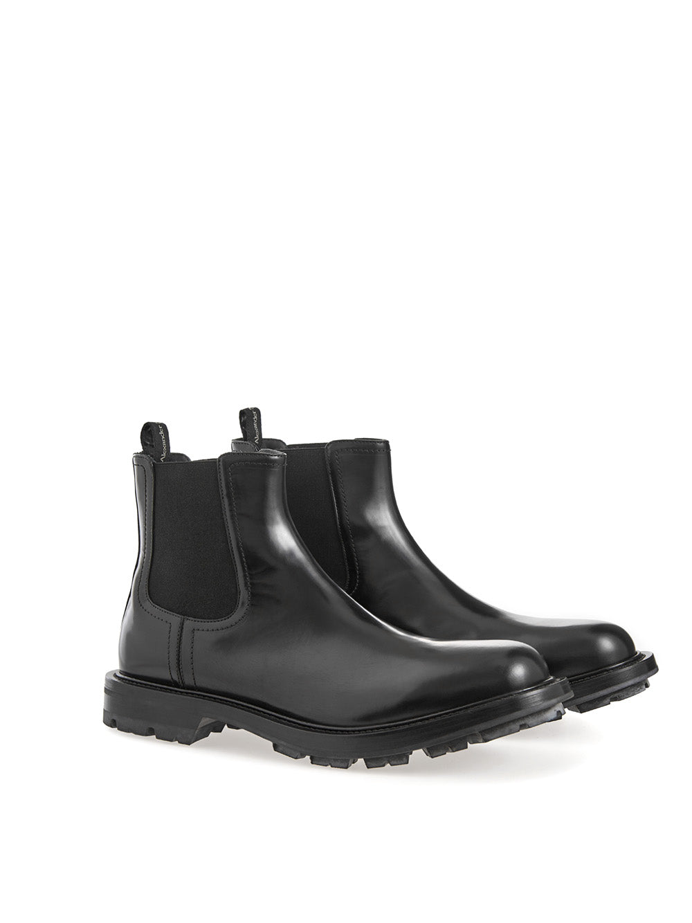 Elegant Black Leather Chelsea Boots