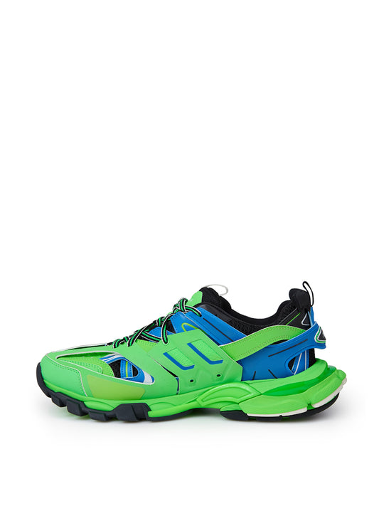 Elevated Green Track Performance Sneakers