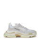 Elevated White Mesh Trekking Sneakers
