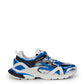 Iconic Blue Track Sneakers with Layered Sole