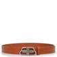 Elegant Tobacco Brown Leather Belt