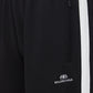 Elegant Black Joggers with Contrast Detailing