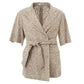 Elegant Beige Linen Jacket