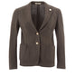 Elegant Taupe Cotton Jacket