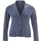 Elegant Blue Viscose Jacket
