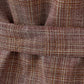 Elegant Tartan Belted Wool Silk Jacket