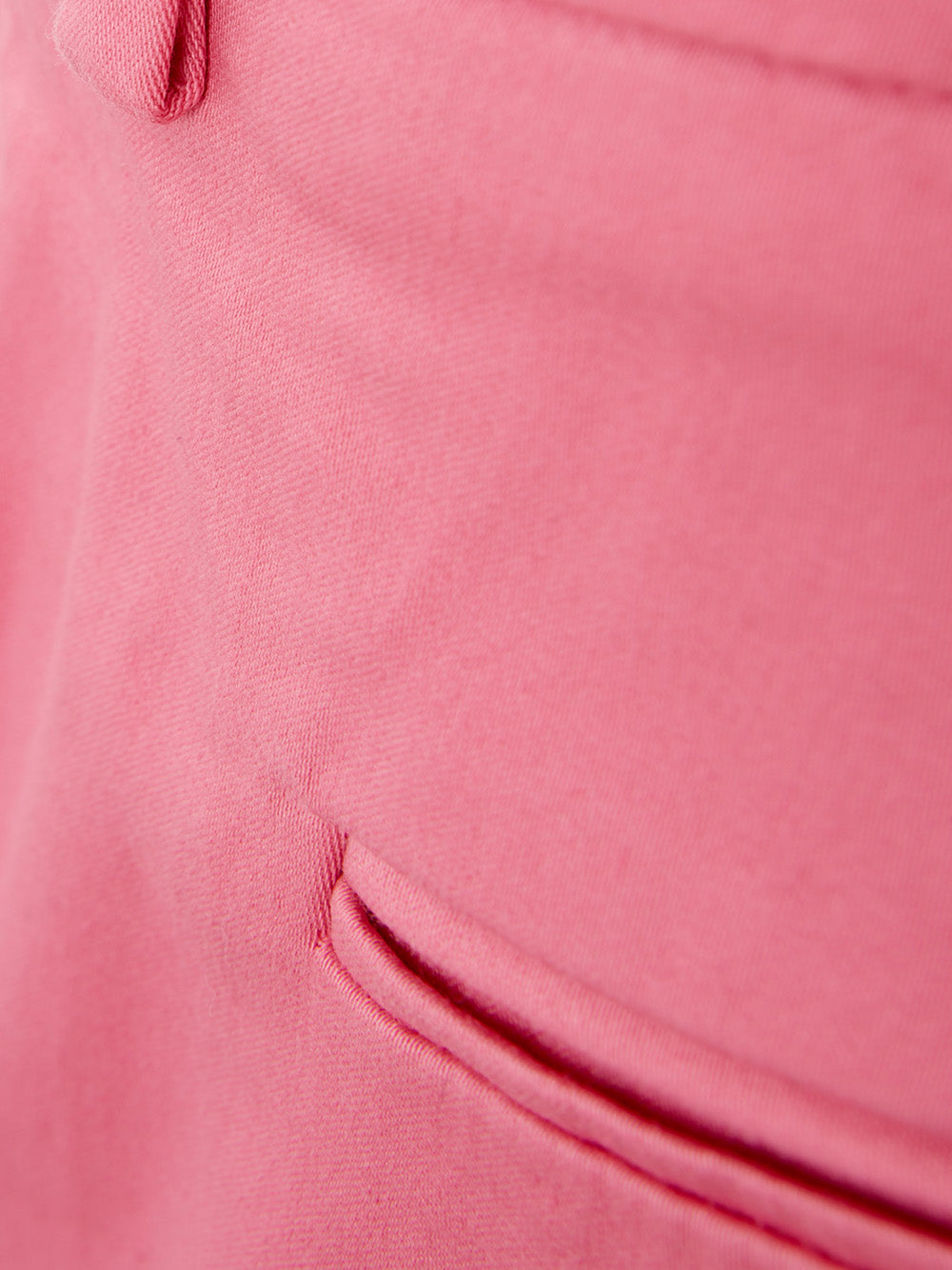 Chic Pink Chino Style Cotton Trousers