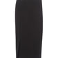 Elegant Viscose Black Skirt