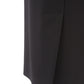 Elegant Viscose Black Skirt