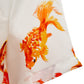 Elegant Viscose 'Fish' Print Tank Top