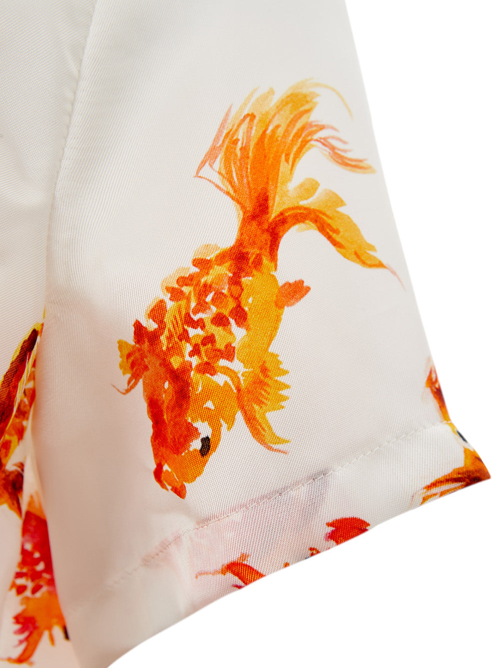 Elegant Viscose 'Fish' Print Tank Top