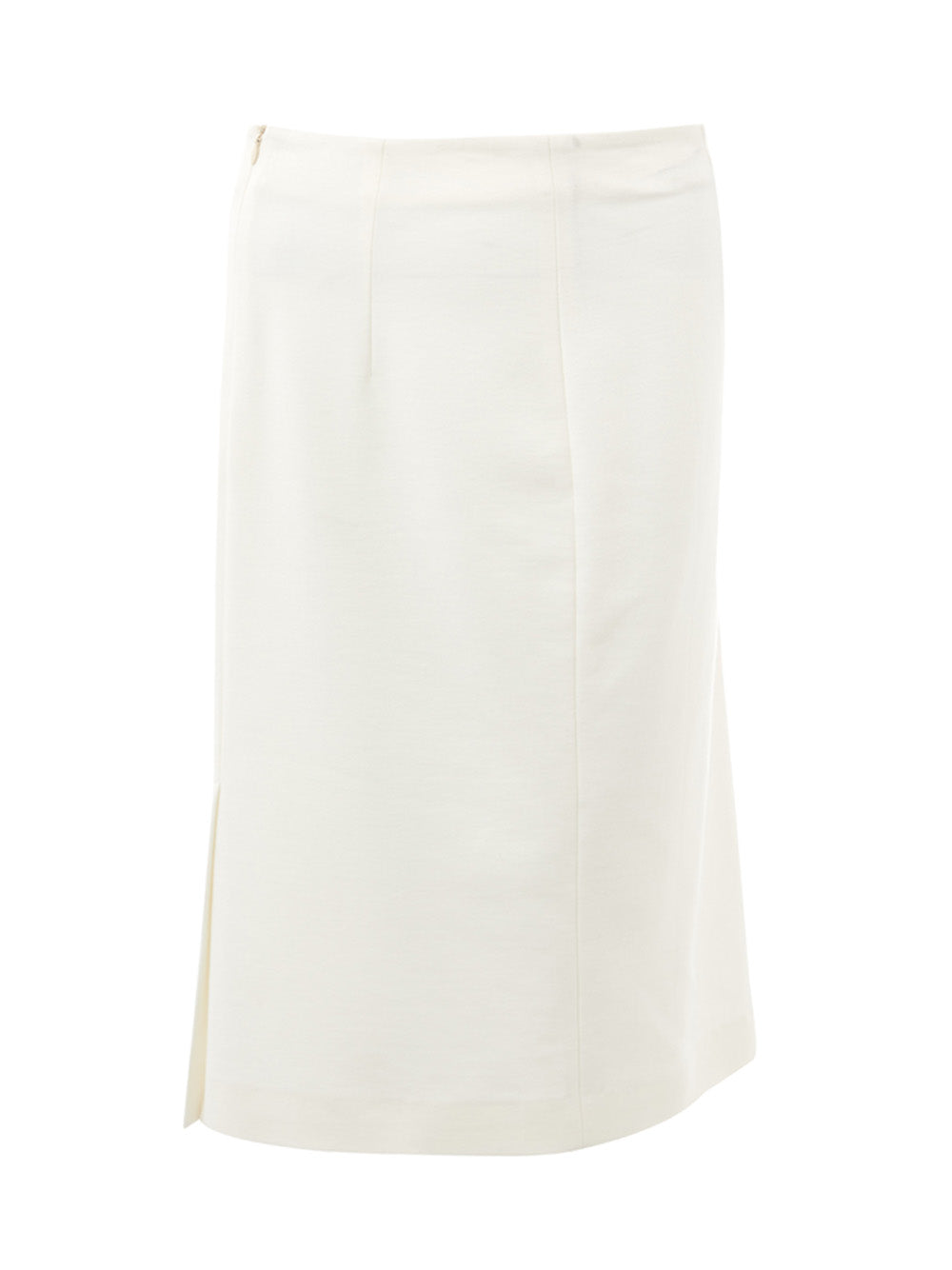 Elegant White Pencil Skirt