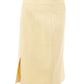 Elegant Yellow Pencil Skirt