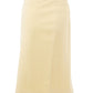 Elegant Yellow Pencil Skirt