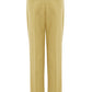 Chic Yellow Cotton Chino Trousers