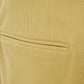 Chic Yellow Cotton Chino Trousers