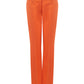 Elegant Orange Cotton Chinos