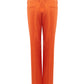 Elegant Orange Cotton Chinos
