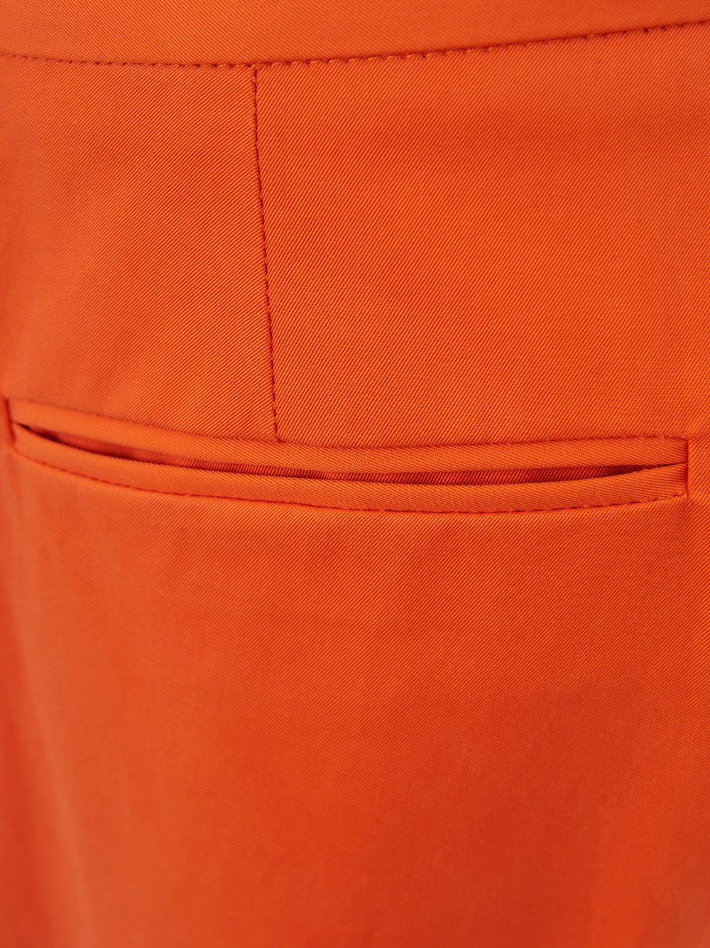 Elegant Orange Cotton Chinos