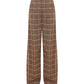 Elegant Micro Checked Palazzo Pants