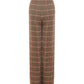 Elegant Micro Checked Palazzo Pants