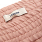 Elegant Pink Elastic Band Trousers