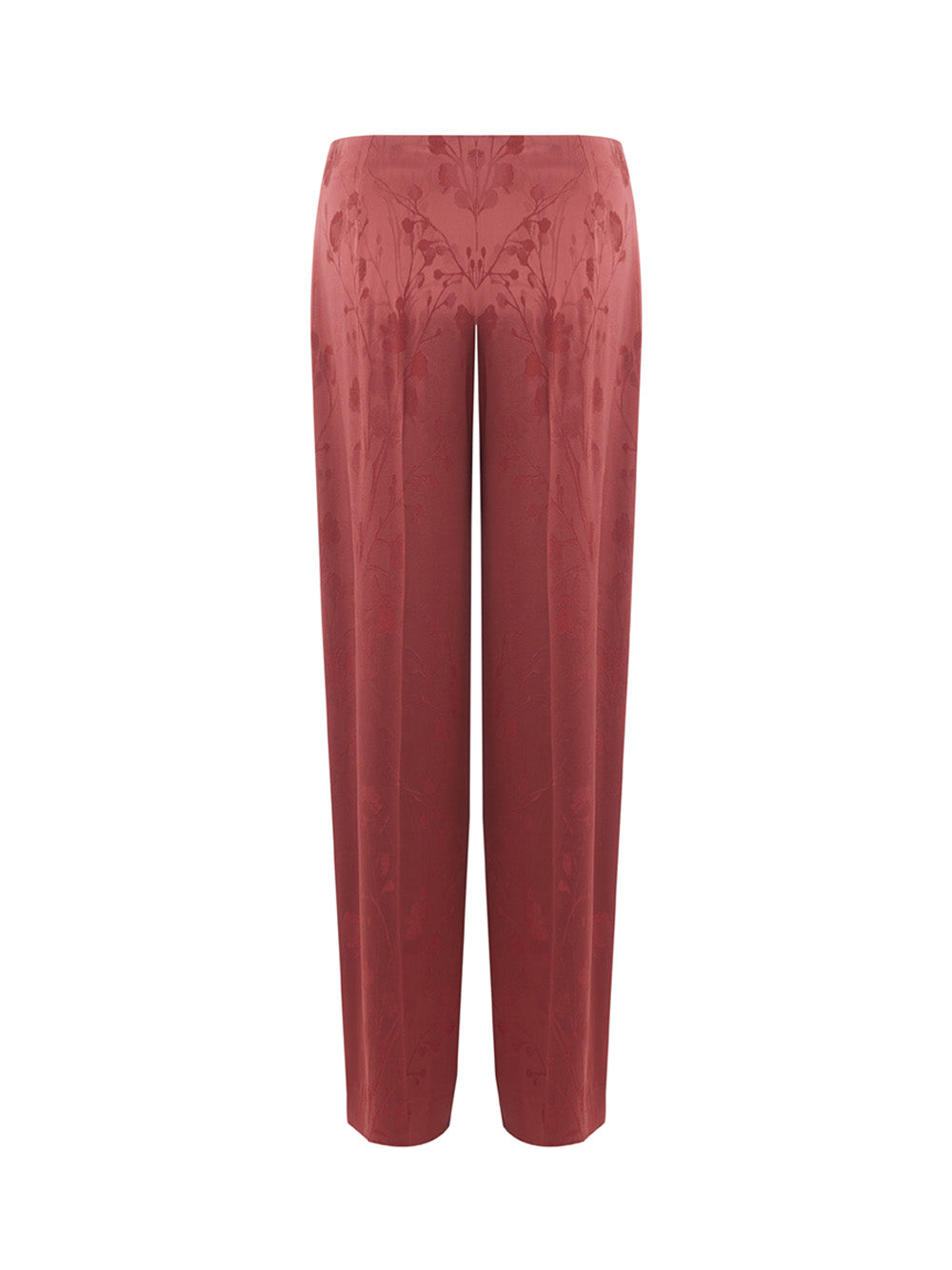 Elegant Bordeaux Palazzo Trousers