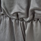Elegant Silk Grey Dungarees Dress
