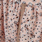 Elegant Pink Printed Midi Dress