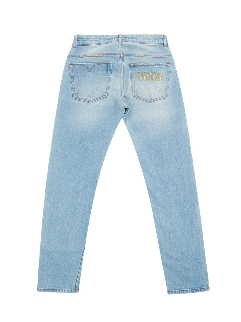 Chic Straight Fit Light Blue Denim