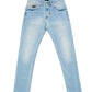 Chic Straight Fit Light Blue Denim