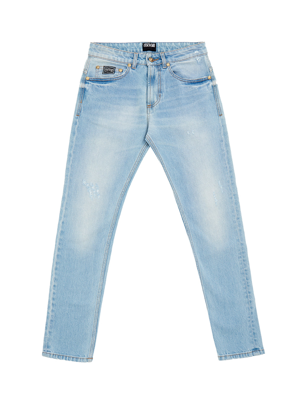 Chic Straight Fit Light Blue Denim