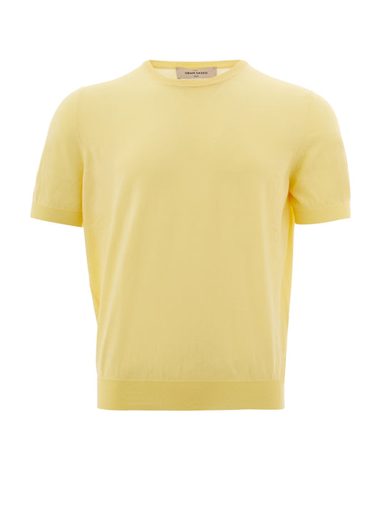 Sunshine Yellow Cotton T-Shirt