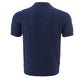 Elegant Italian Knit Cotton Polo Shirt in Blue