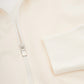 Elegant White Tech Fabric Cotton Sweater