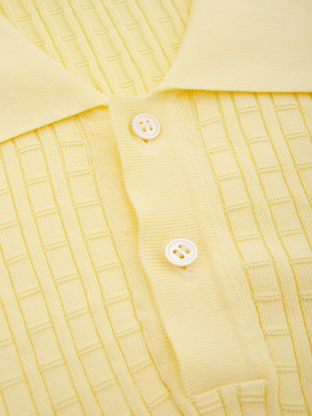 Elegant Yellow Cotton Polo by Gran Sasso