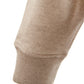Beige Alcantara Hooded Zip Jumper