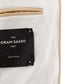 Beige Alcantara Hooded Zip Jumper