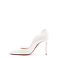 Chic White Patent Hot Chick 10 Pumps